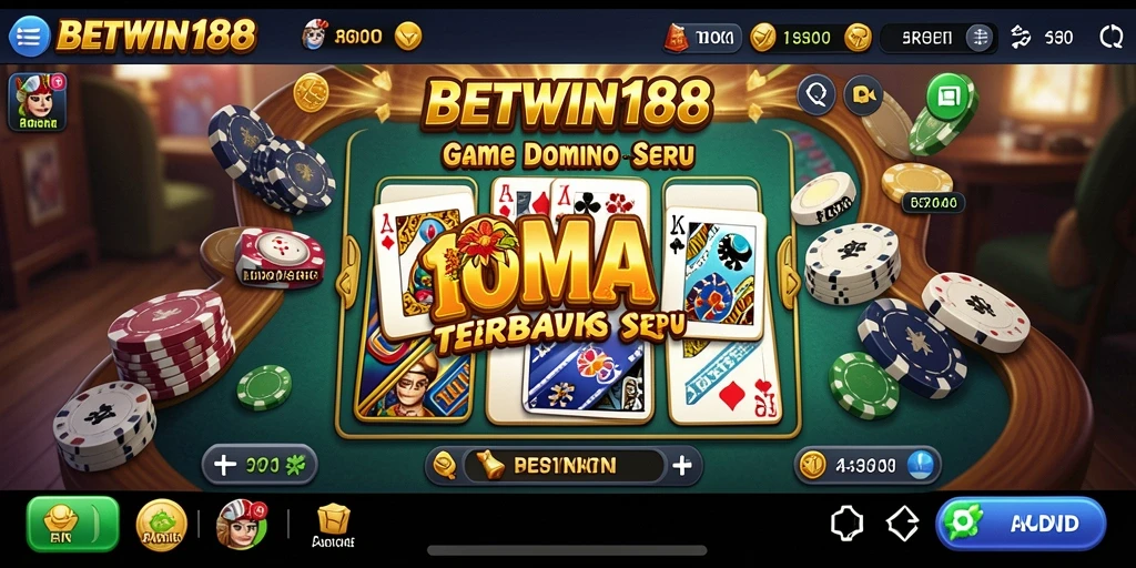 Tampilan gameplay BETWIN188 yang menegangkan saat bermain domino.