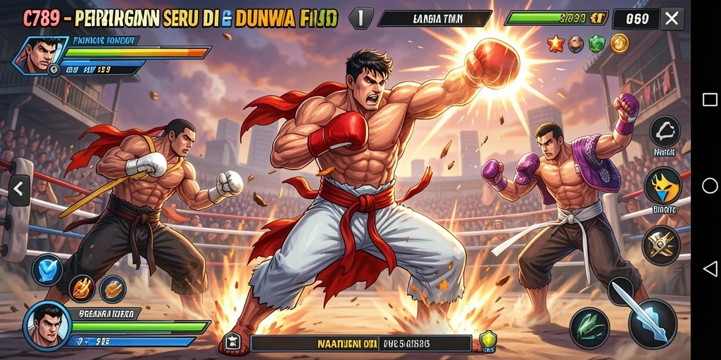 Gameplay seru C789 dengan pertarungan tak terlupakan.