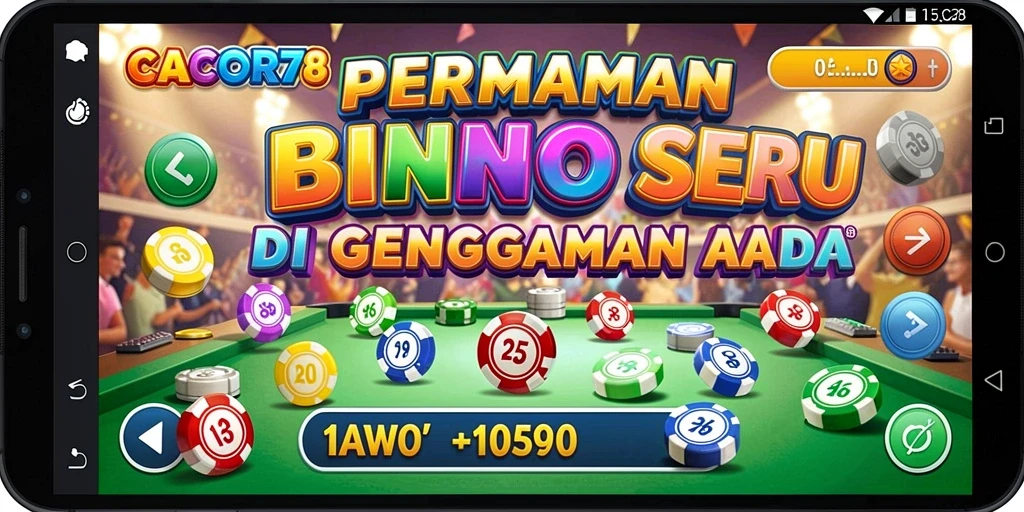 Tampilan gameplay seru dalam aplikasi Bingo CACOR78.