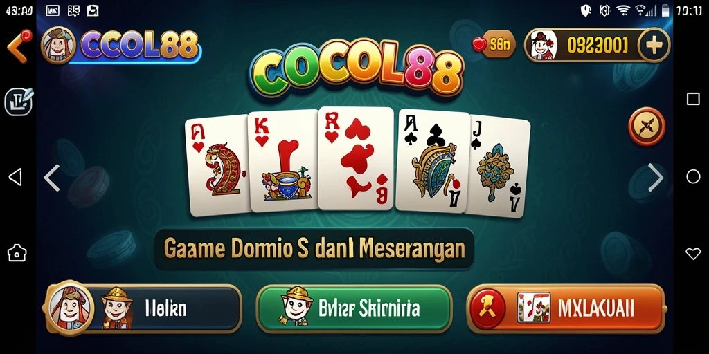 Tampilan gameplay seru di COCOL88 dengan pemain aktif.