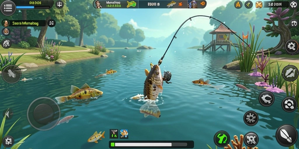 Gameplay memancing D06 yang seru dan menantang.