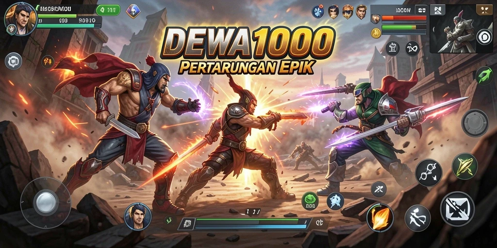 Gamer terlibat dalam pertarungan intens di DEWA1000.