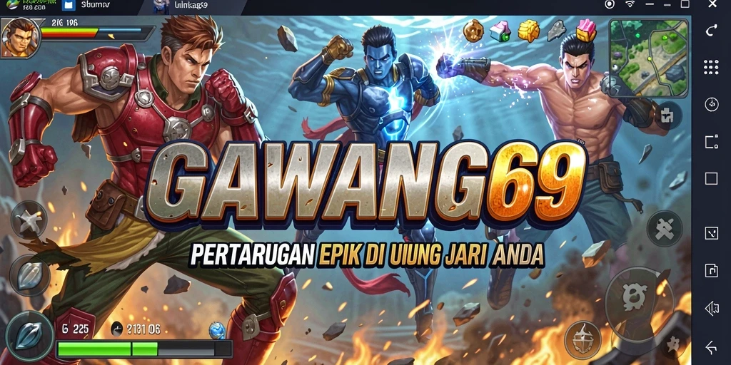 Tampilan gameplay GAWANG69 dengan pertarungan tak terlupakan.