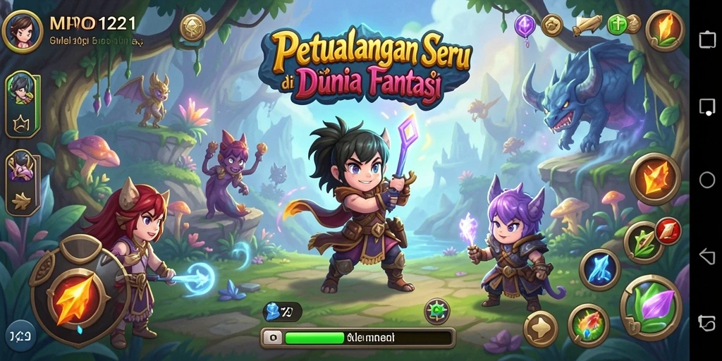Tangkapan layar MPO1221 menampilkan pengalaman gameplay seru yang mendebarkan.