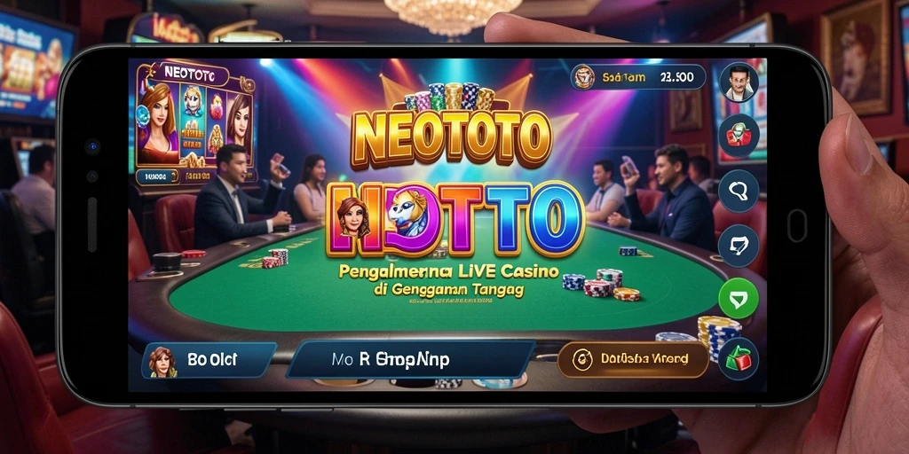 Tampilan gameplay Live Casino yang mengasyikkan di NEOTOTO.