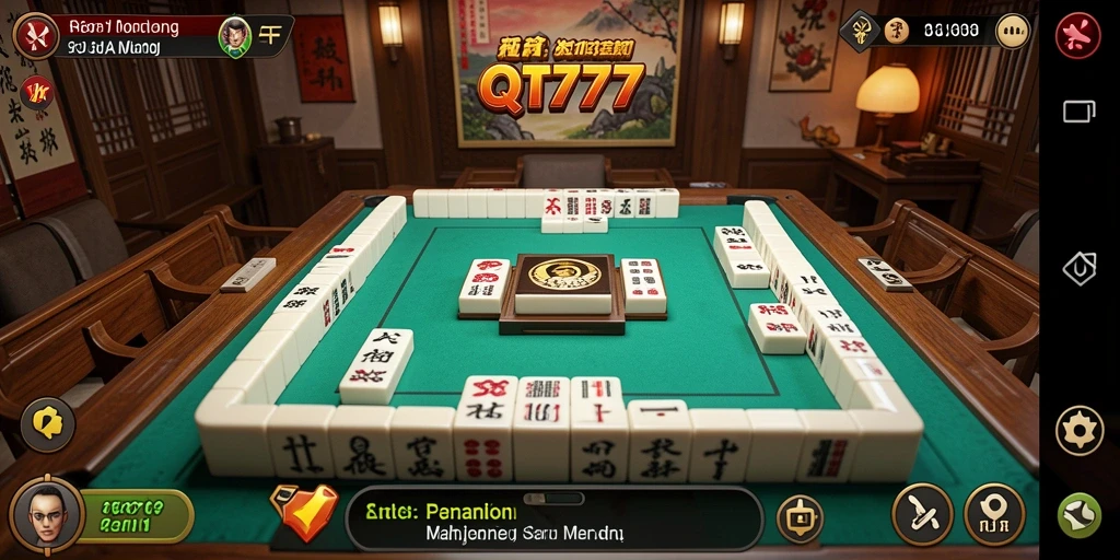 Tampilan menarik gameplay Mahjong di QT777.