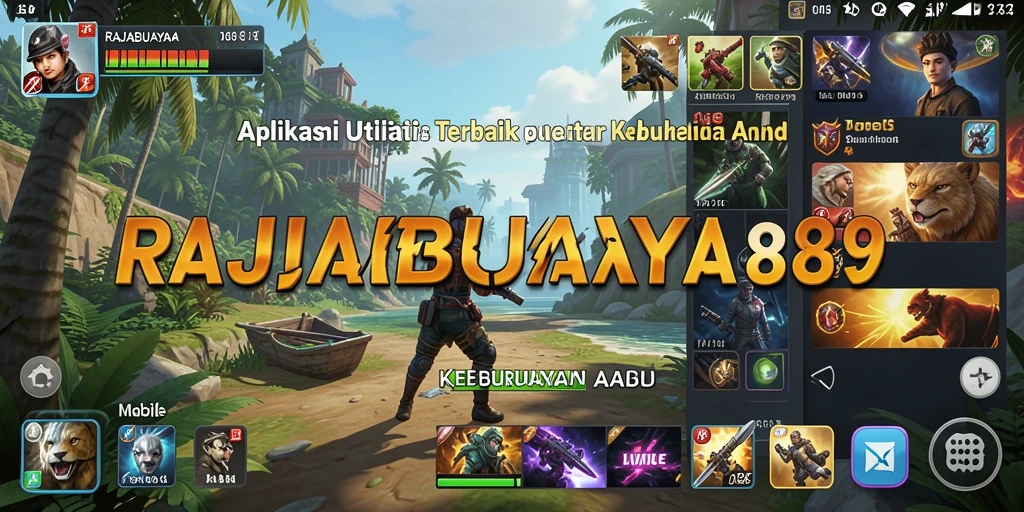 Tampilan antarmuka RAJABUAYA89 yang menarik dan fungsional.