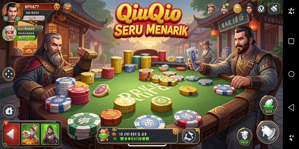 Tampilan screenshot RP6677 yang menunjukkan gameplay QiuQiu yang seru.