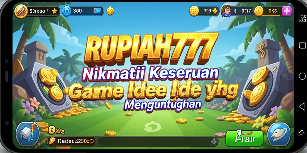 Tampilan gameplay RUPIAH777 dengan aktivitas pengelolaan kekayaan.