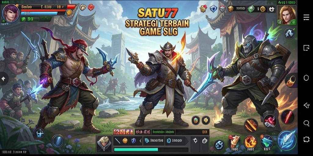 Screenshot gameplay SATU77 menunjukkan keragaman strategi yang bisa diterapkan.