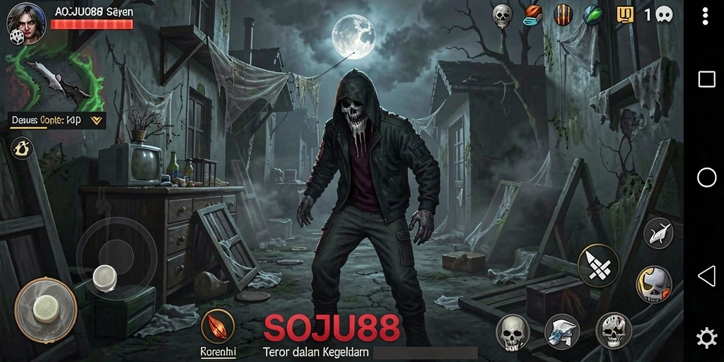 Gameplay mencekam dari SOJU88 dengan suasana Horror yang kuat.