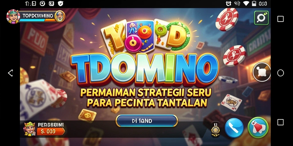 Tampilan gameplay menarik dari TOPDOMINO yang menampilkan strategi dalam setiap langkah.