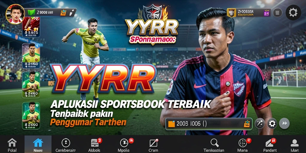 Gameplay aplikasi Sportsbook YYRR yang menarik dan interaktif.